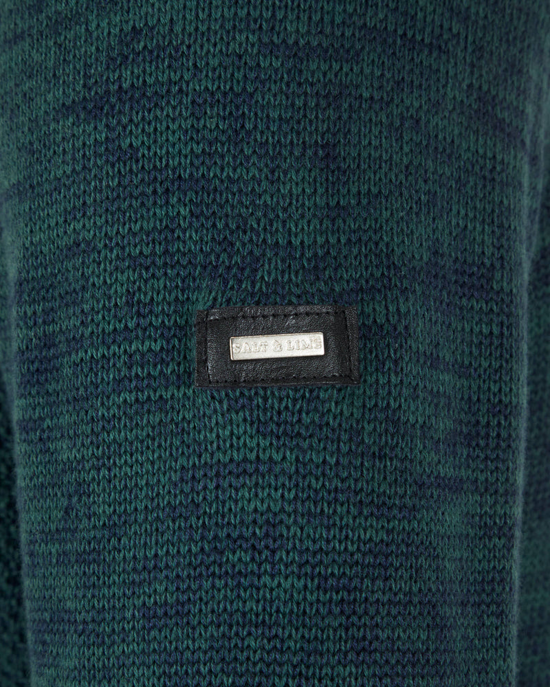 Salt & Lime Dan Button Knit