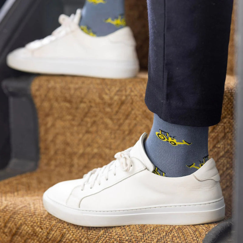 Swole Panda Yellow Digger Socks