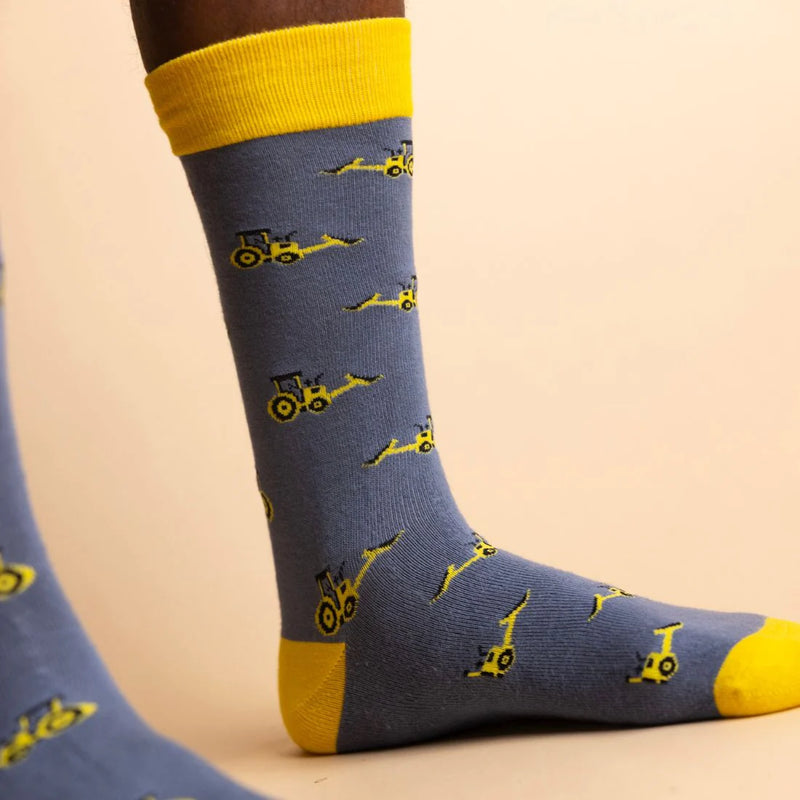 Swole Panda Yellow Digger Socks