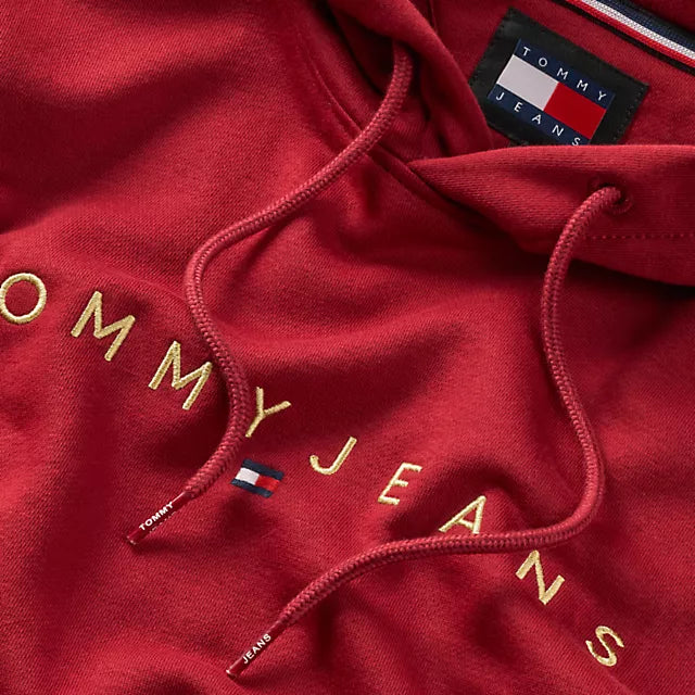 Tommy Jeans Reg Linear Gold Hoodie