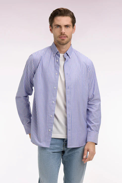 Eden Park Pinpoint Stripe Shirt