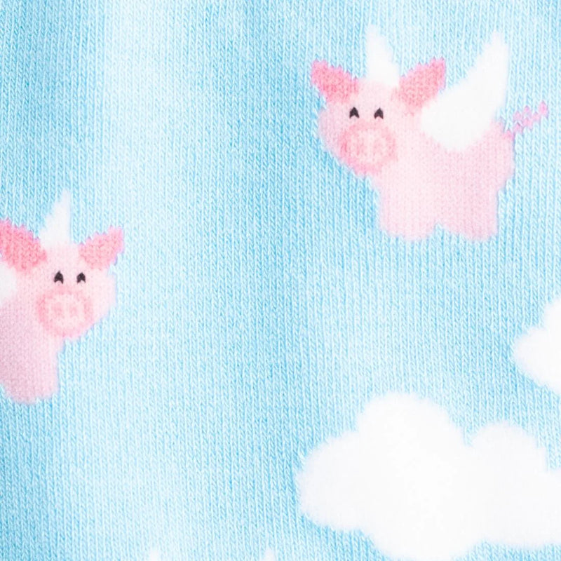 Swole Panda Flying Pig Socks