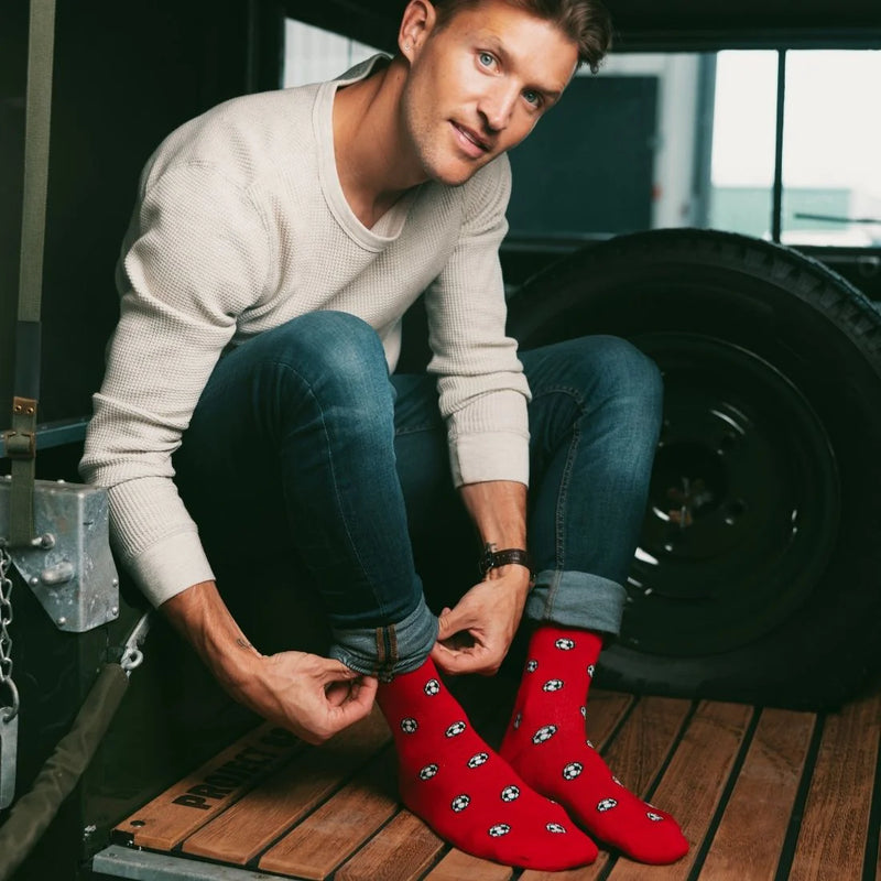 Swole Panda Football Socks