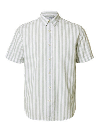 Selected Homme Stripe Sun S/S Shirt