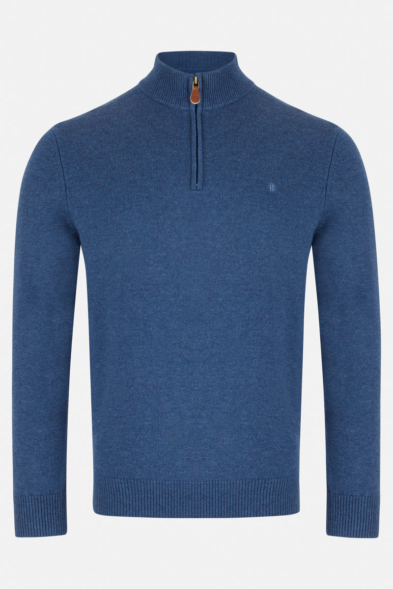 Benetti Franco 1/4 Zip Knitwear