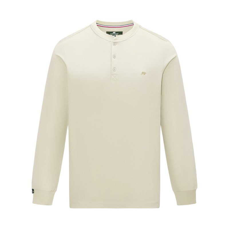 Rivet & Denim Grandad Collar Sweat