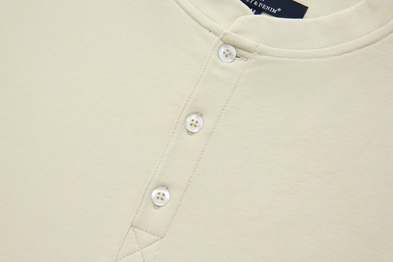 Rivet & Denim Grandad Collar Sweat