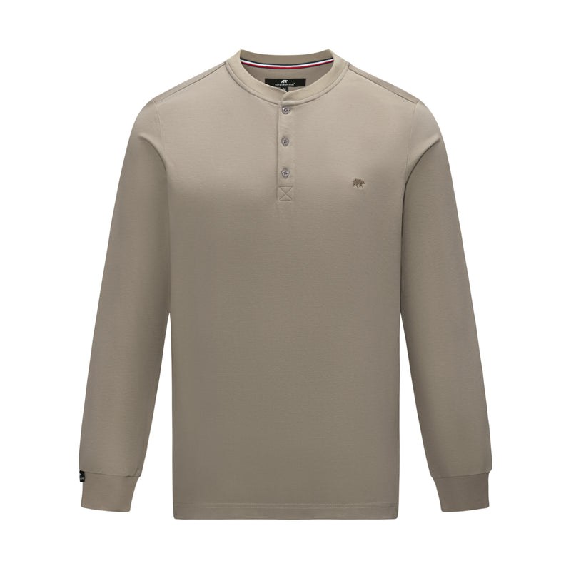 Rivet & Denim Grandad Collar Sweat