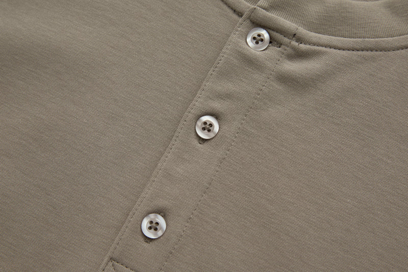 Rivet & Denim Grandad Collar Sweat