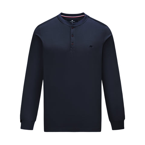 Rivet & Denim Grandad Collar Sweat