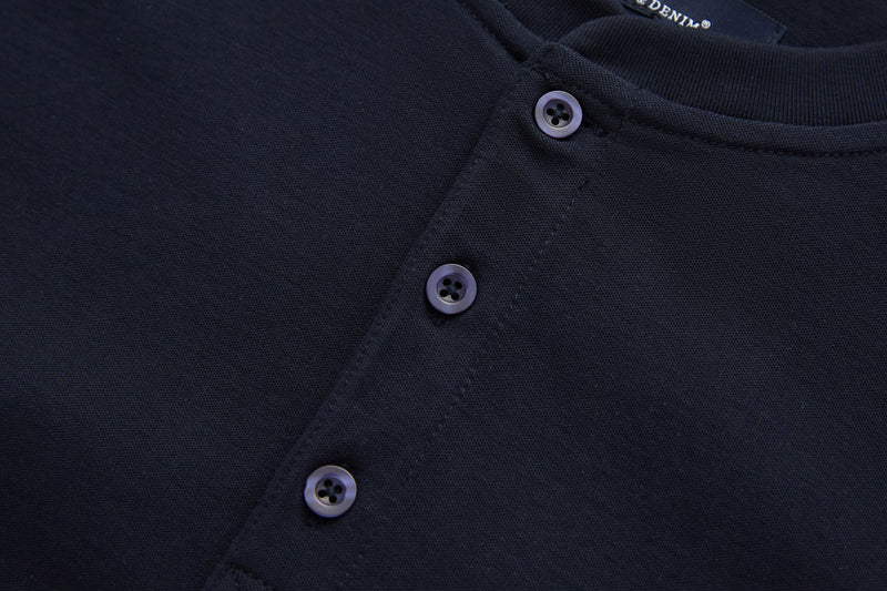 Rivet & Denim Grandad Collar Sweat