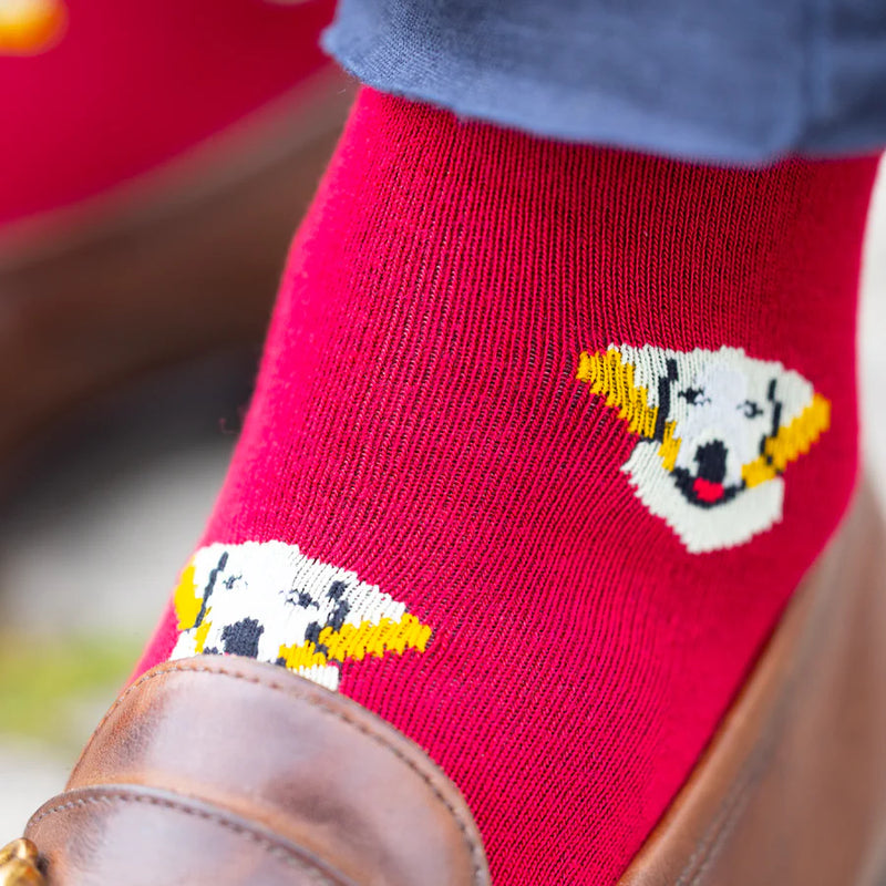 Swole Panda Golden Retriver Socks