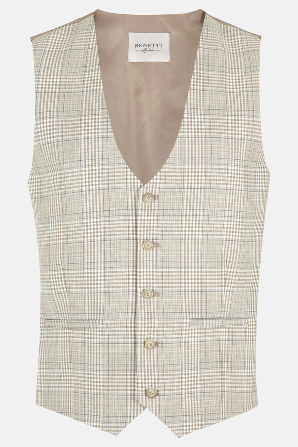 Benetti Jeff Check Waist Coat