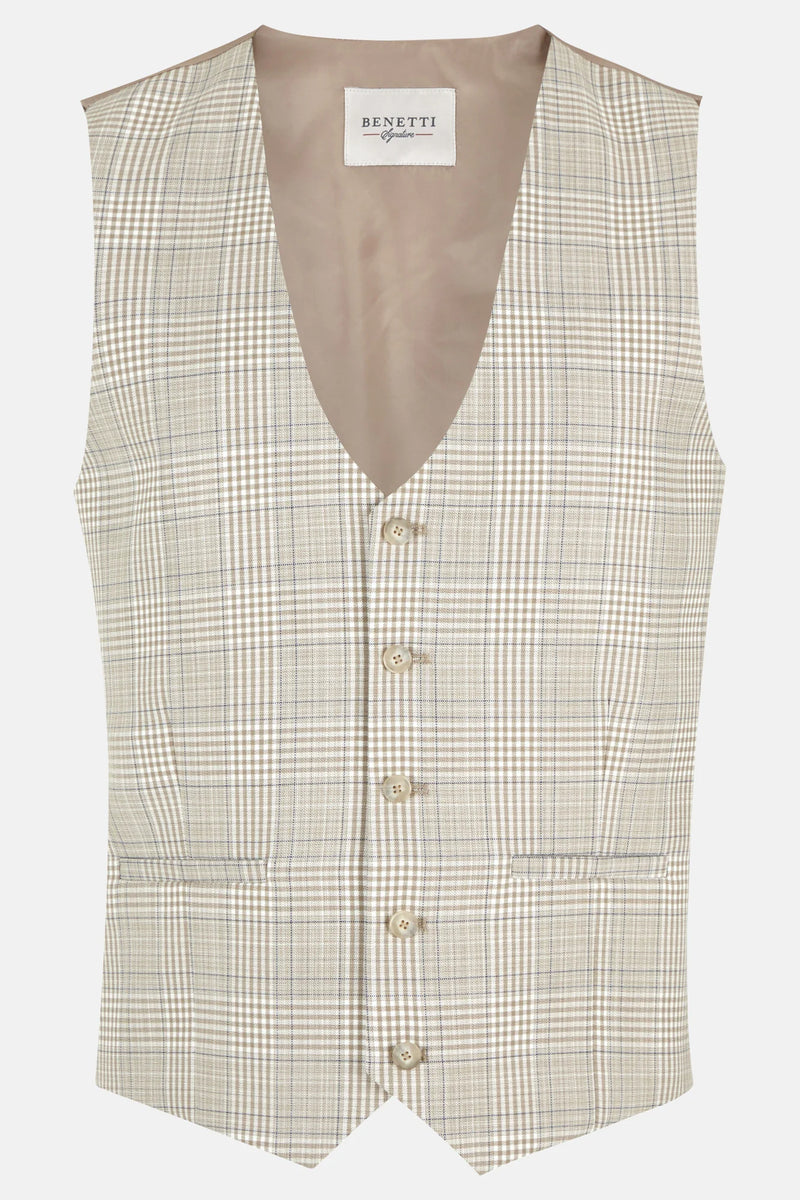 Benetti Jeff Check Waist Coat