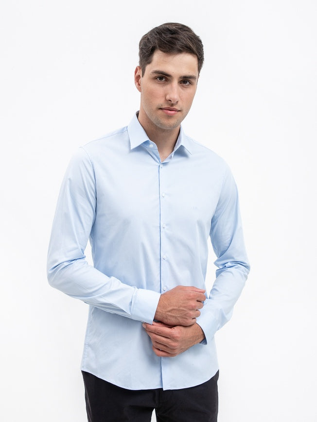 Calvin Klein Poplin Stretch Slim Shirt