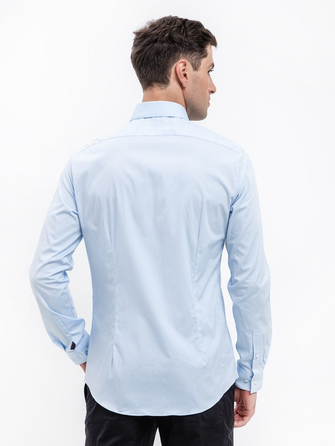 Calvin Klein Poplin Stretch Slim Shirt