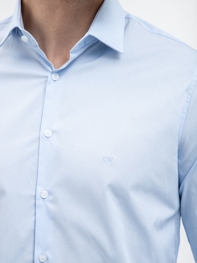 Calvin Klein Poplin Stretch Slim Shirt