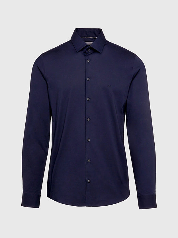 Calvin Klein Poplin Stretch Slim Shirt