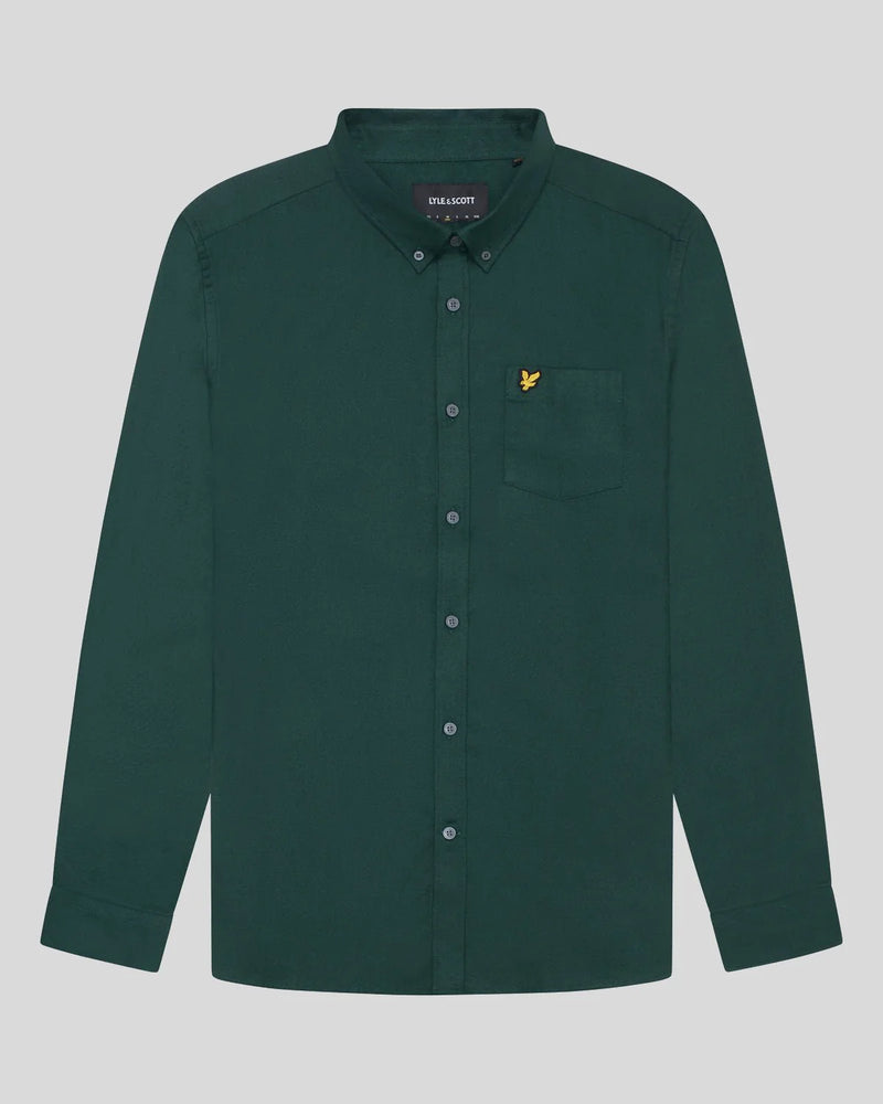 Lyle & Scott Plain Flannel Shirt