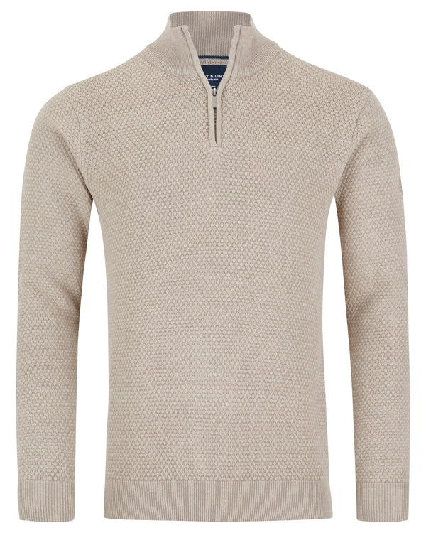 Salt & Lime Luke 1/4 Zip Knit