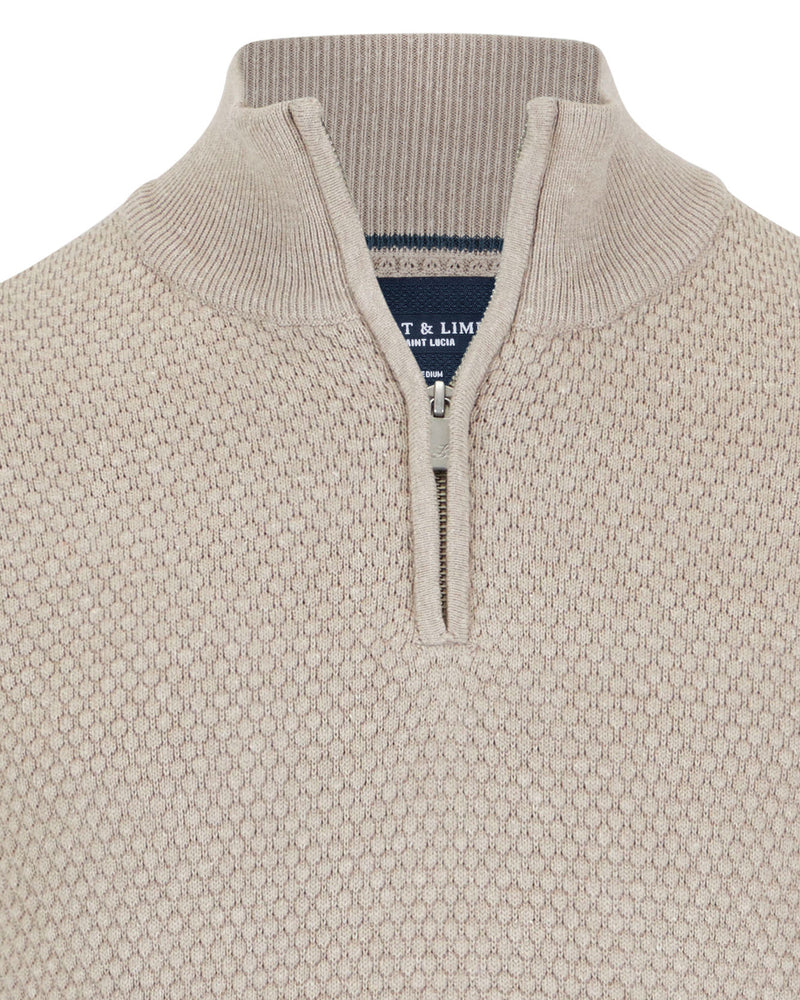 Salt & Lime Luke 1/4 Zip Knit