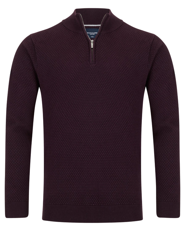 Salt & Lime Luke 1/4 Zip Knit