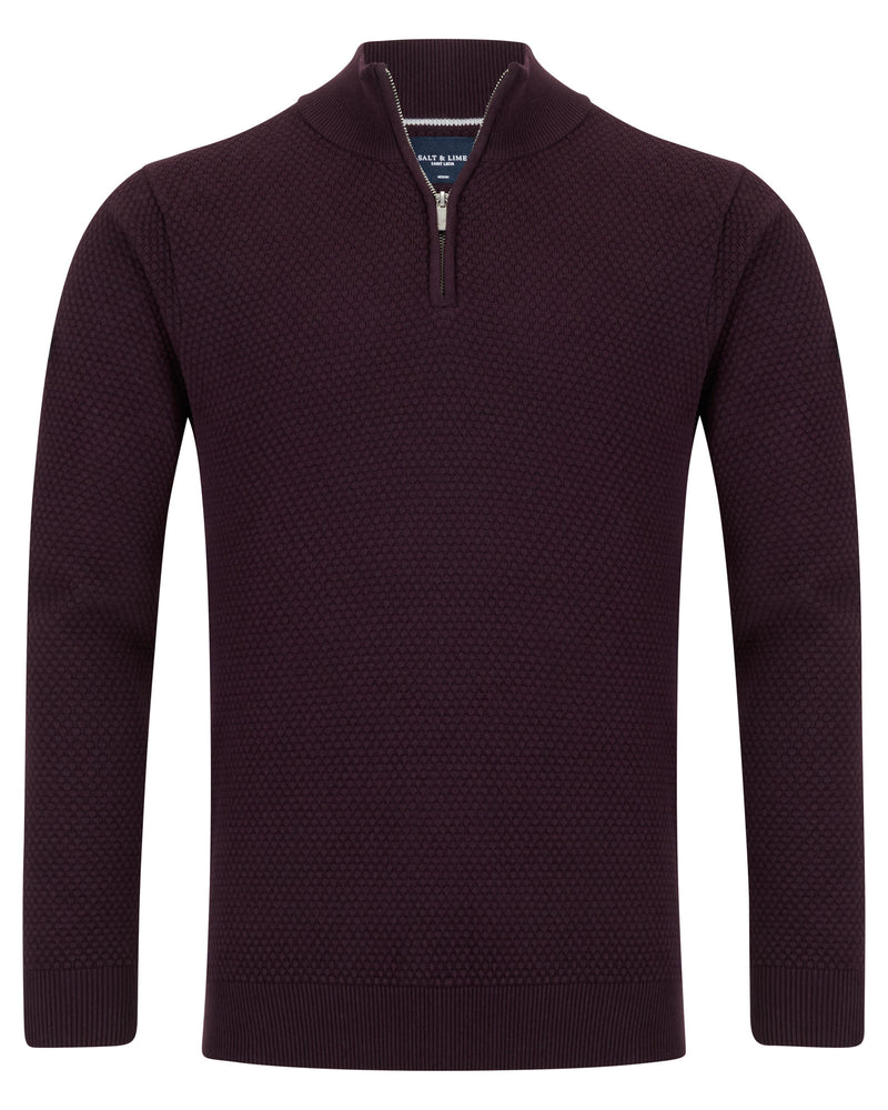 Salt & Lime Luke 1/4 Zip Knit