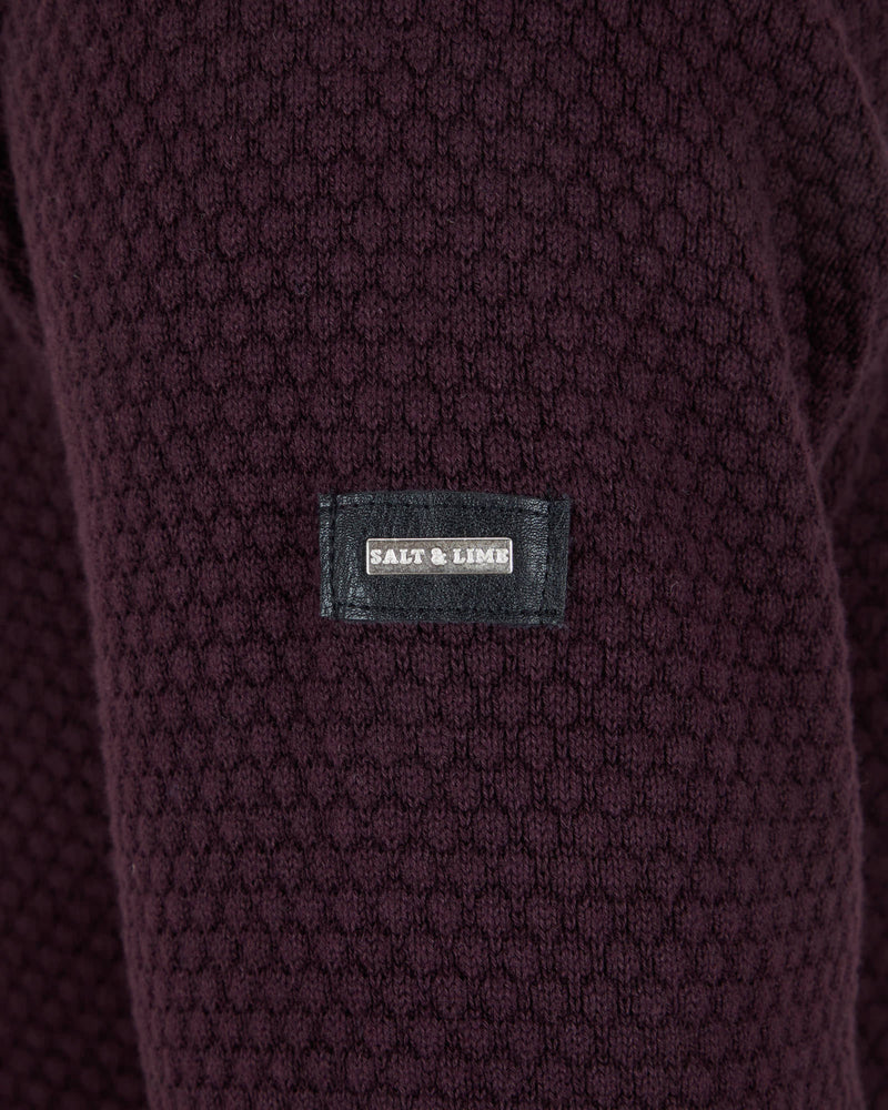 Salt & Lime Luke 1/4 Zip Knit