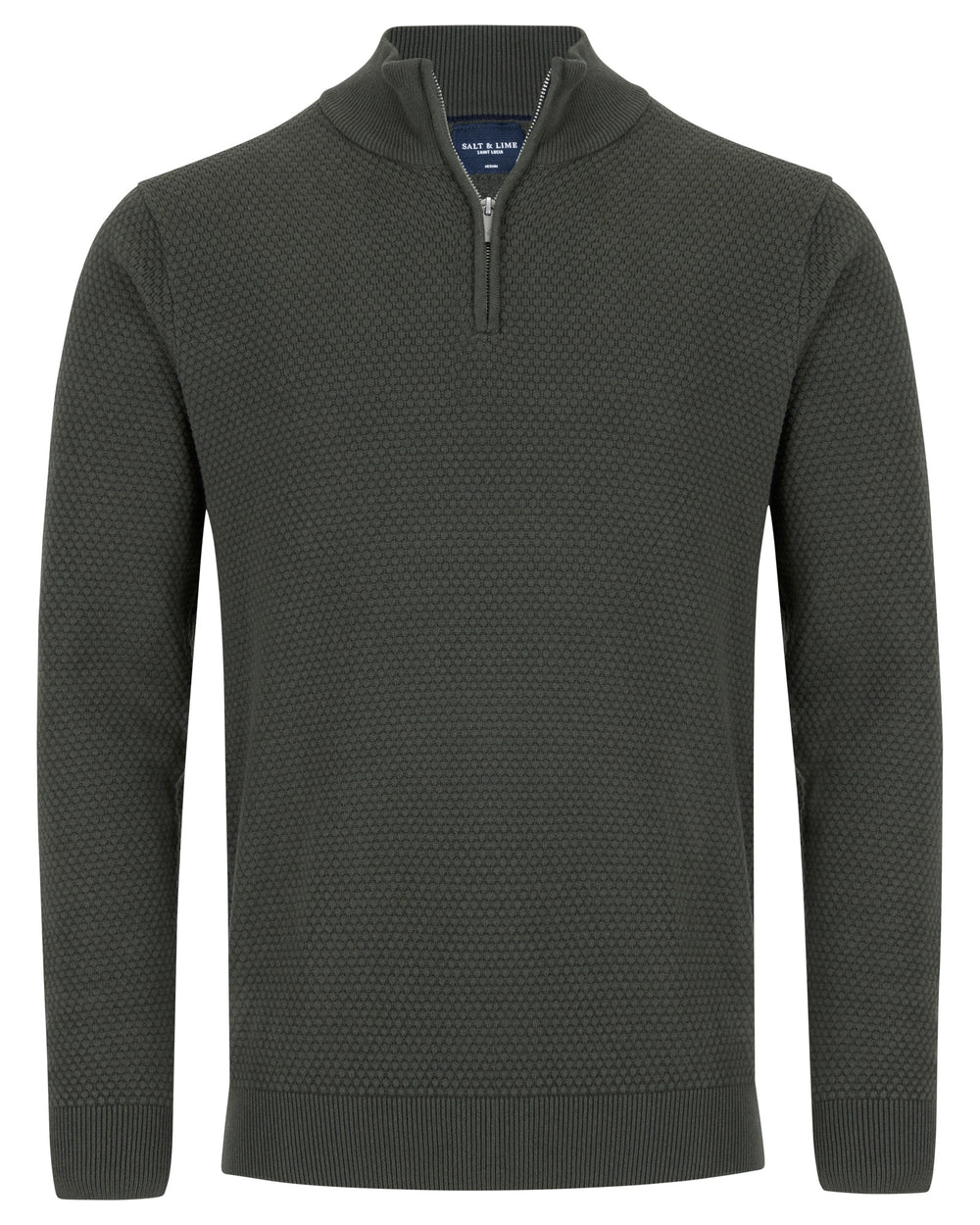 Salt & Lime Luke 1/4 Zip Knit
