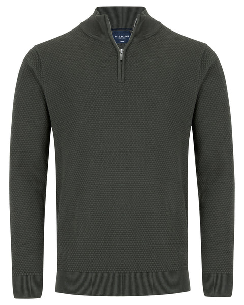 Salt & Lime Luke 1/4 Zip Knit