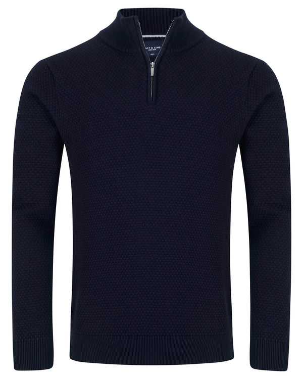 Salt & Lime Luke 1/4 Zip Knit