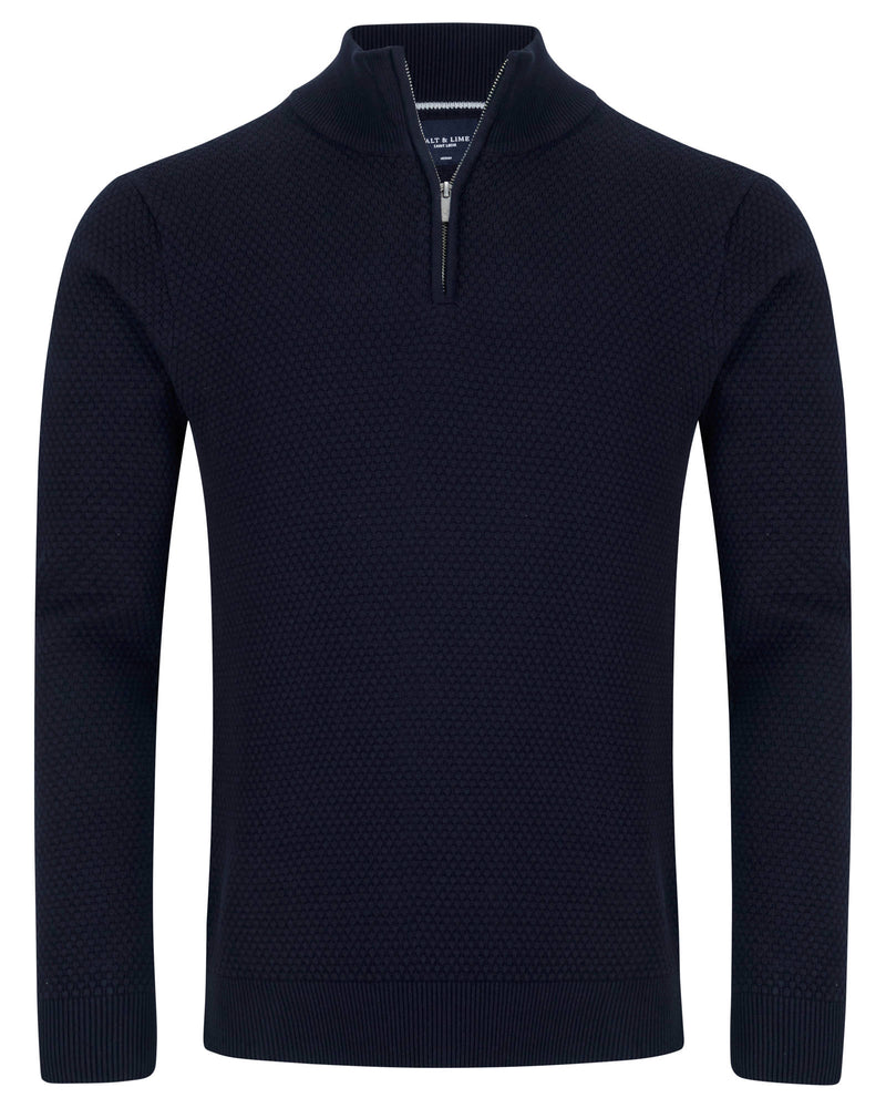 Salt & Lime Luke 1/4 Zip Knit