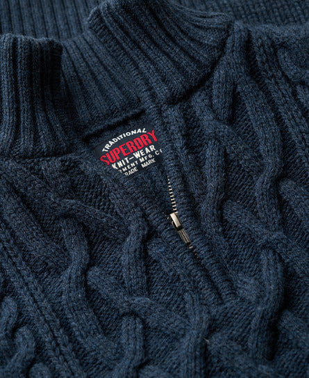 Superdry Jacob Cable Knit 1/2 Zip