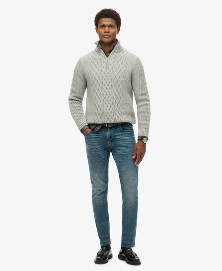 Superdry Jacob Cable Knit 1/2 Zip