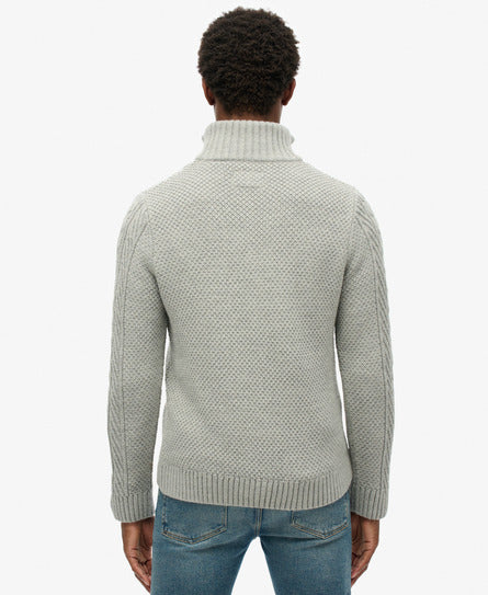 Superdry Jacob Cable Knit 1/2 Zip