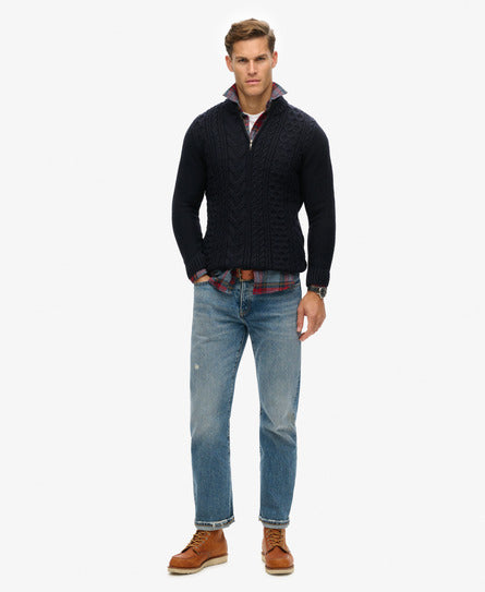 Superdry Jacob Cable Knit 1/2 Zip