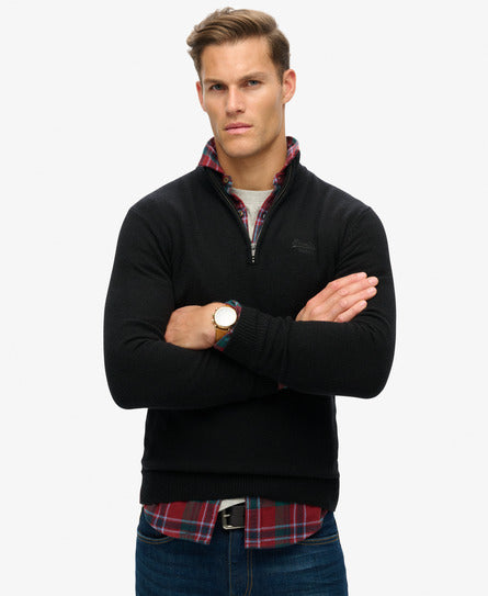 Superdry Essential EMB Knit 1/2 Zip