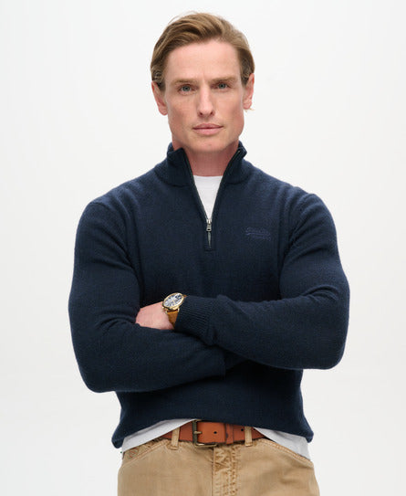 Superdry Essential EMB Knit 1/2 Zip