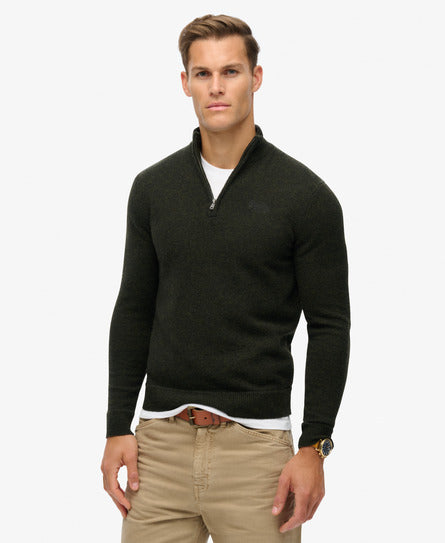 Superdry Essential EMB Knit 1/2 Zip