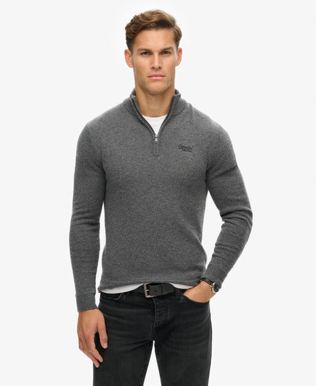 Superdry Essential EMB Knit 1/2 Zip