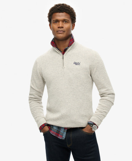 Superdry Essential EMB Knit 1/2 Zip