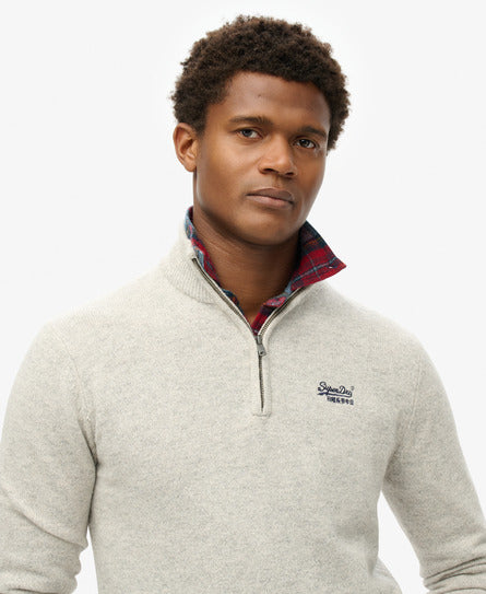 Superdry Essential EMB Knit 1/2 Zip