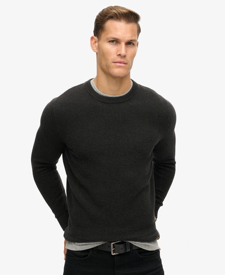 Superdry Textured Crew Knit Jumper