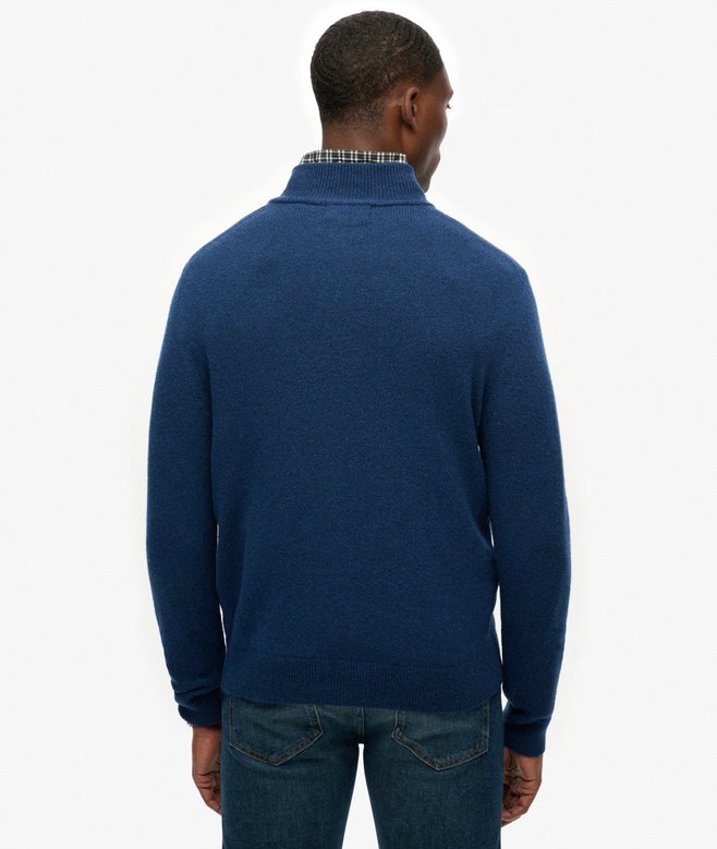 Superdry Wool Blend Half Zip Jumper