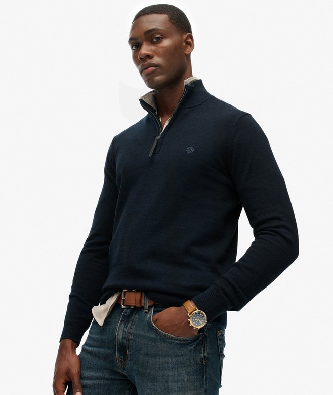 Superdry Essential Cotton 1/2 Zip
