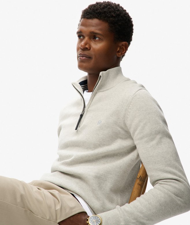 Superdry Essential Cotton 1/2 Zip