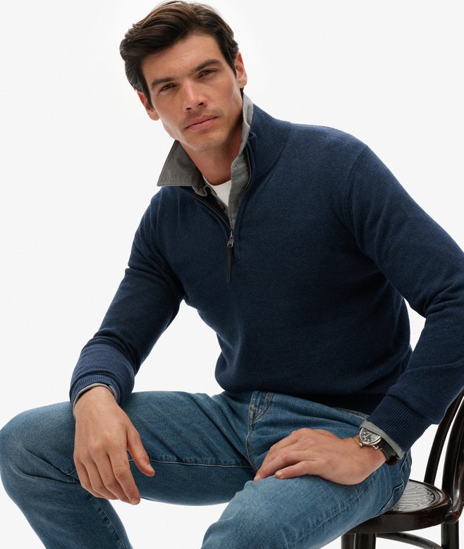 Superdry Essential Cotton 1/2 Zip