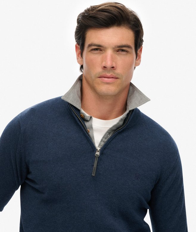 Superdry Essential Cotton 1/2 Zip