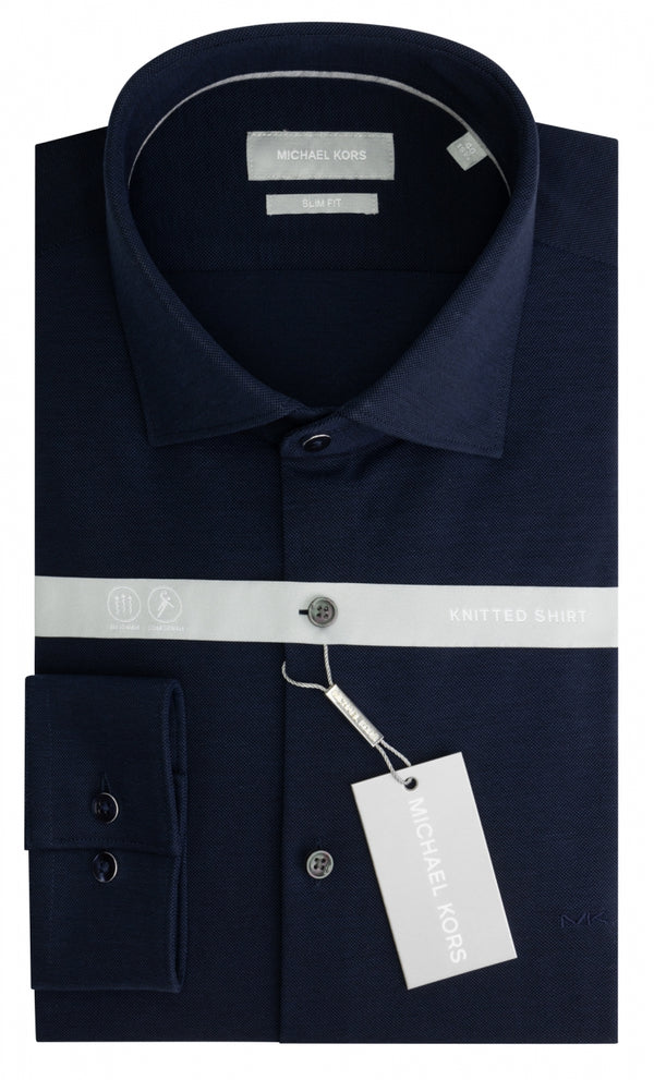 Micheal Kors Solid Pique Slim Fit Sht