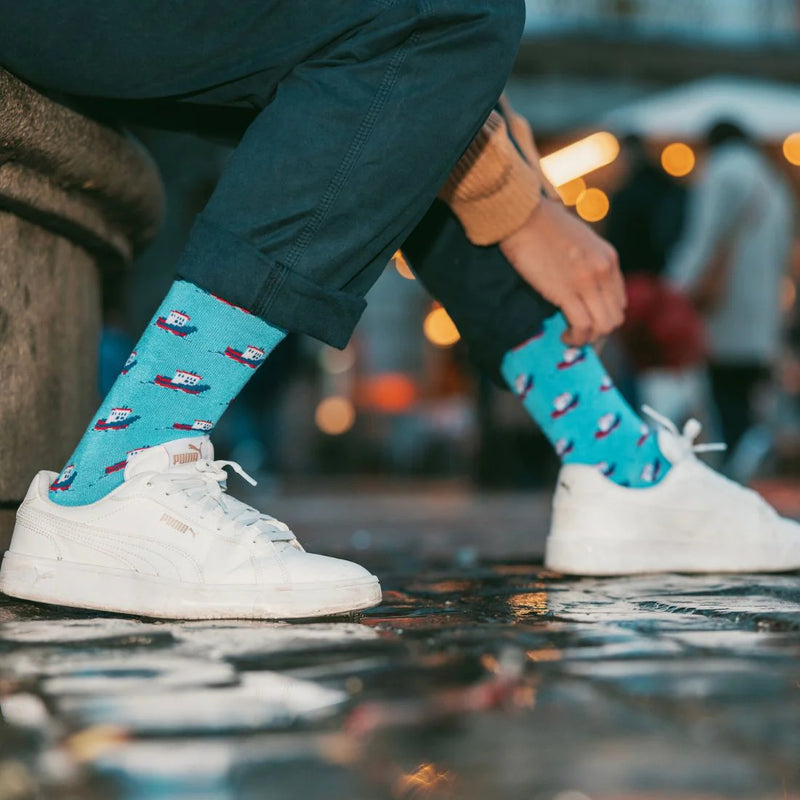 Swole Panda Motor Boat Socks